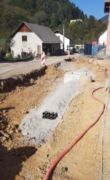 Del nove elektro kabelske kanalizacije